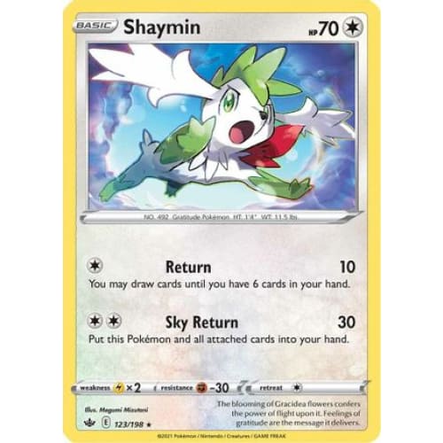 Shaymin (123/198) Holo Rare Holofoil - Single