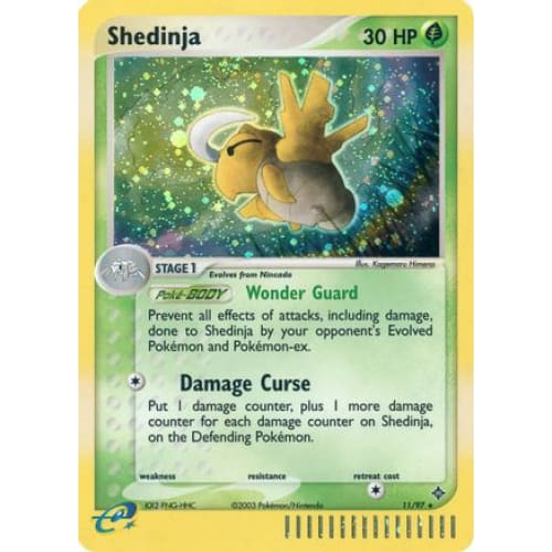 Shedinja (011/097) Holo Rare Reverse Holofoil - Single