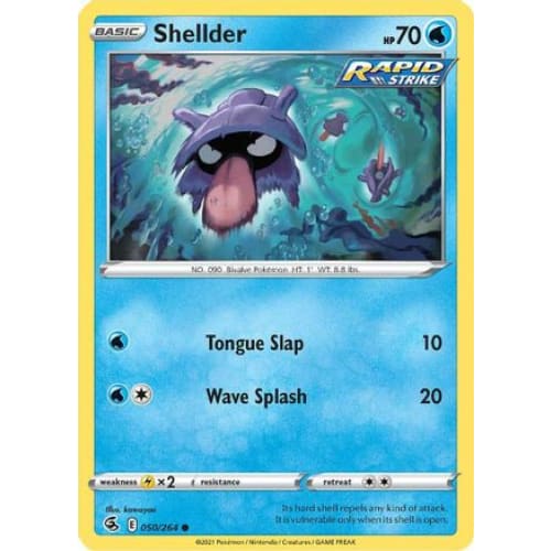 Shellder (050/264) Common Reverse Holofoil - Single