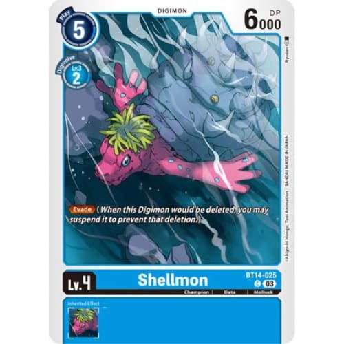 Shellmon - BT14-025 - Common - Single