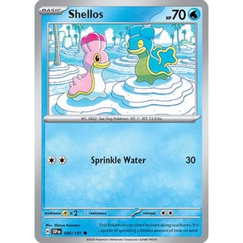 Shellos (46) Common Reverse Holofoil - Single