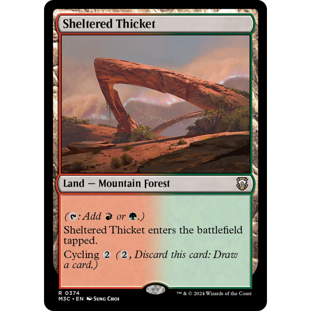 Sheltered Thicket (M3C-374) - Single