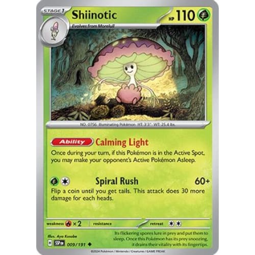 Shiinotic (9) Uncommon Reverse Holofoil - Single