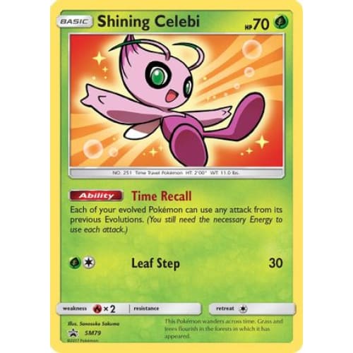 Shining Celebi (SM79/248) Promo Holofoil - Single