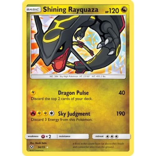 Shining Rayquaza (056/073) Holo Rare Holofoil - Single