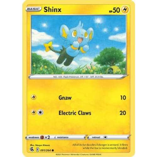 Shinx (091/264) Common Reverse Holofoil - Single