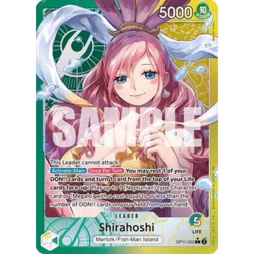 Shirahoshi (022) (Alternate Art) OP11-022 L A Fist
