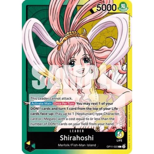 Shirahoshi (022) OP11-022 L A Fist of Divine Speed - Single