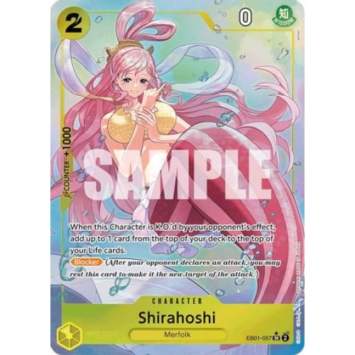 Shirahoshi (Alternate Art) EB01-057 SR Extra Booster: