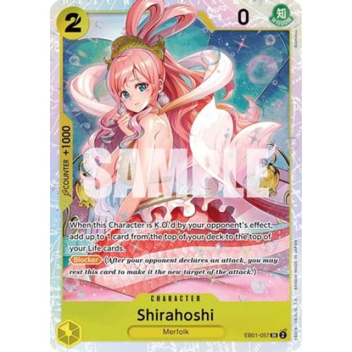 Shirahoshi EB01-057 SR Extra Booster: Memorial Collection