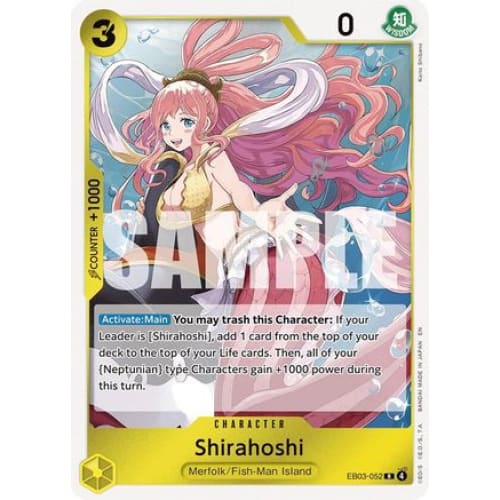 Shirahoshi EB03-052 R Extra Booster: One Piece Heroines