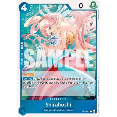 Shirahoshi OP14-047 R The Azure Sea’s Seven Foil - Single