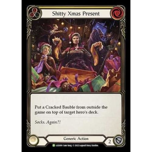 Shitty Xmas Present (FLESH AND BLOOD: PROMO CARDS) Rainbow