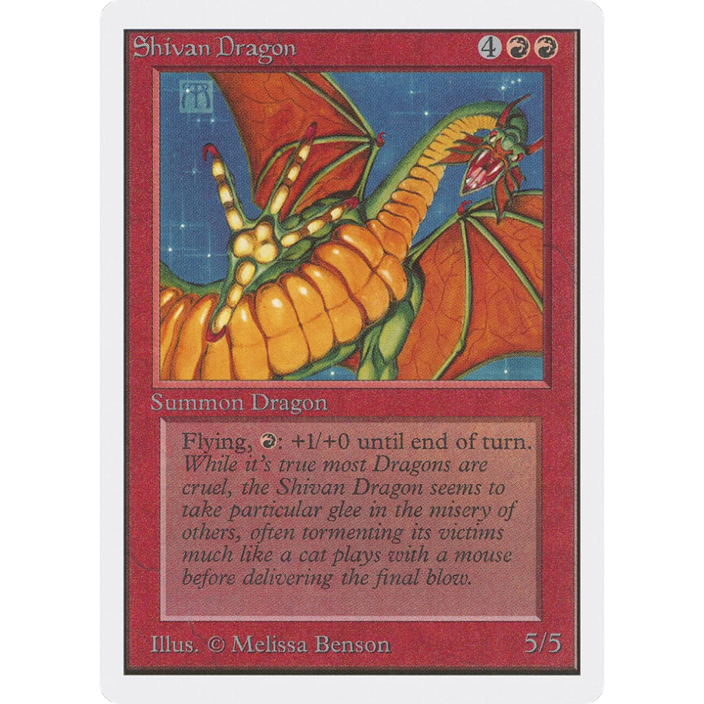 Shivan Dragon (2ED-175) - Single