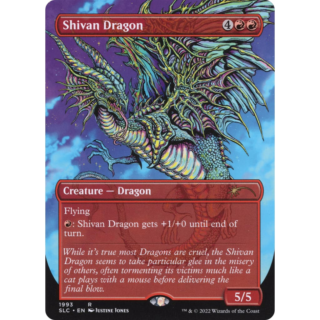 Shivan Dragon (SLC-1993) (Borderless) Foil - Single