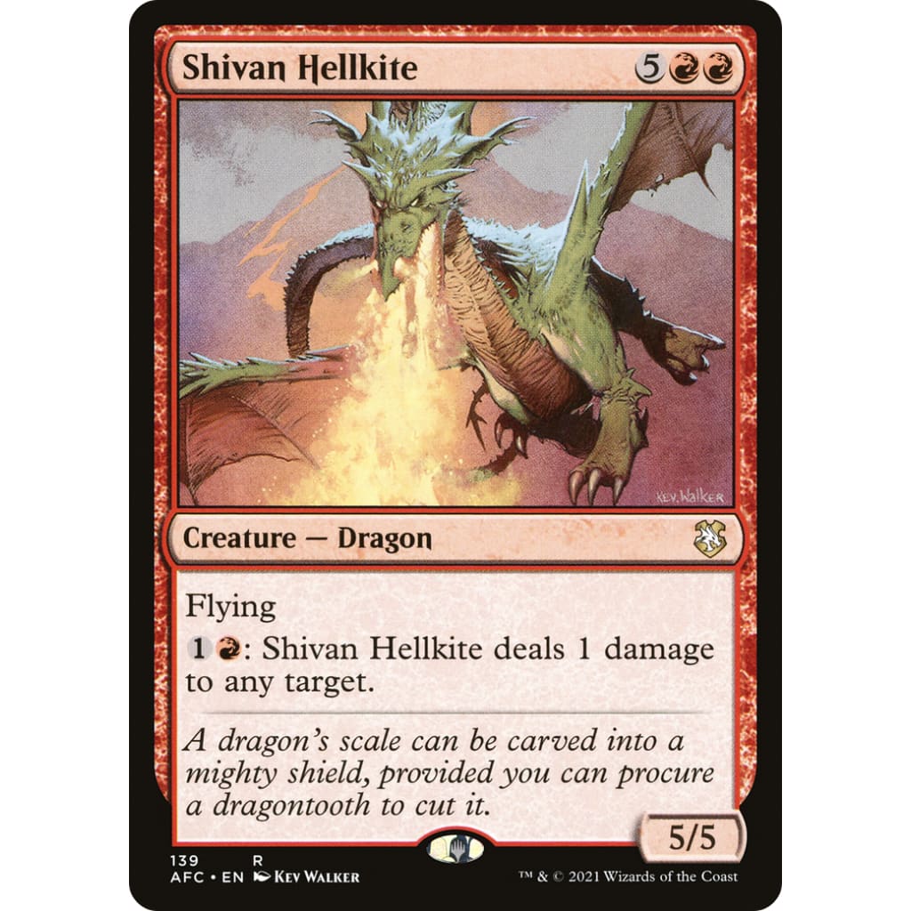 Shivan Hellkite (AFC-139) - Single