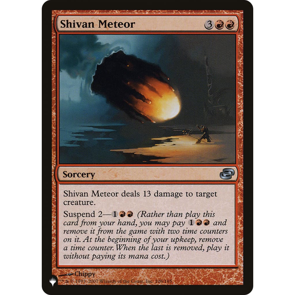 Shivan Meteor (PLST-PLC-106) - Single