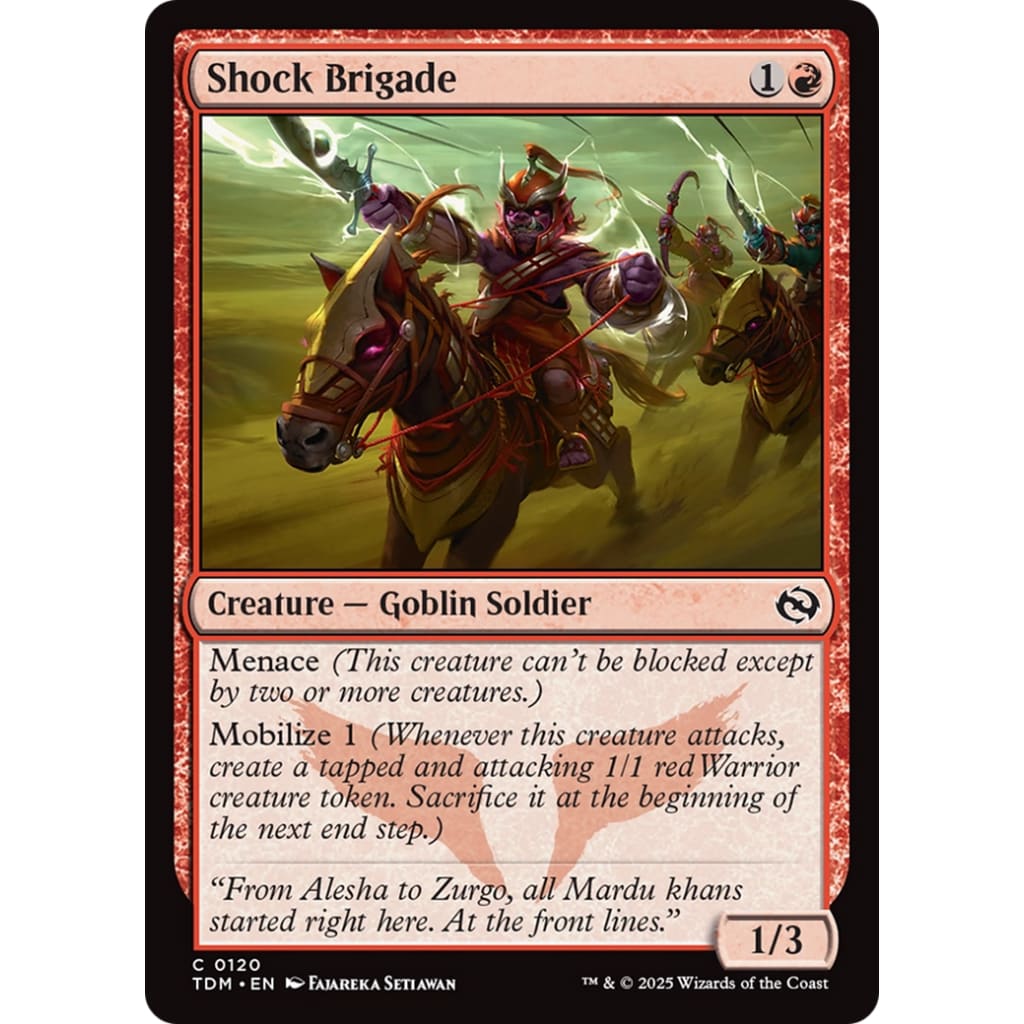 Shock Brigade (TDM-120) Foil - Single