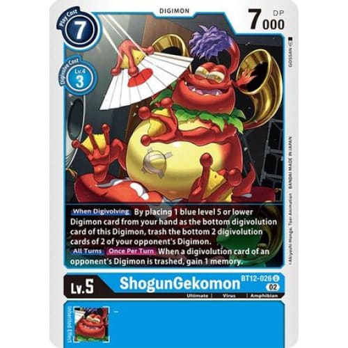 ShogunGekomon - BT12-026 - Uncommon - Single