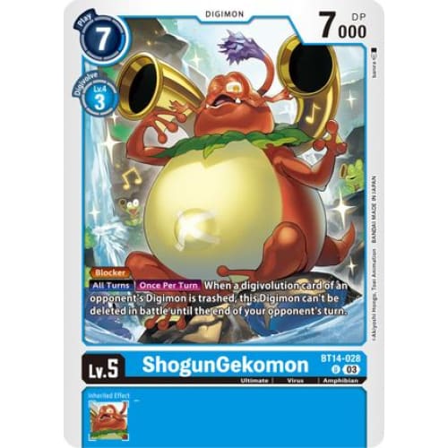 ShogunGekomon - BT14-028 - Uncommon - Single