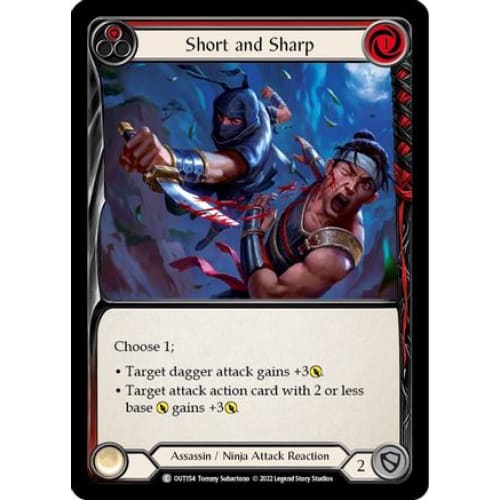 Short and Sharp (Red) (OUTSIDERS) - Single