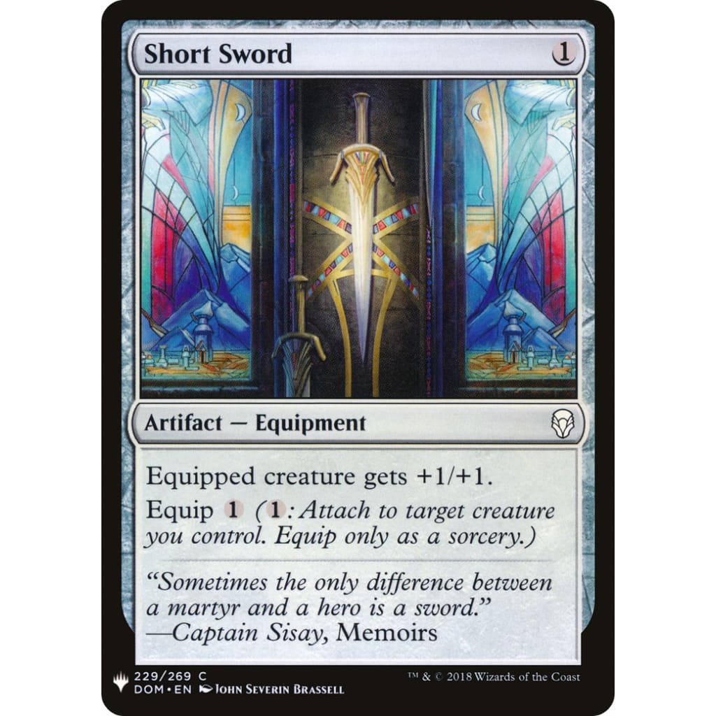 Short Sword (PLST-DOM-229) - Single