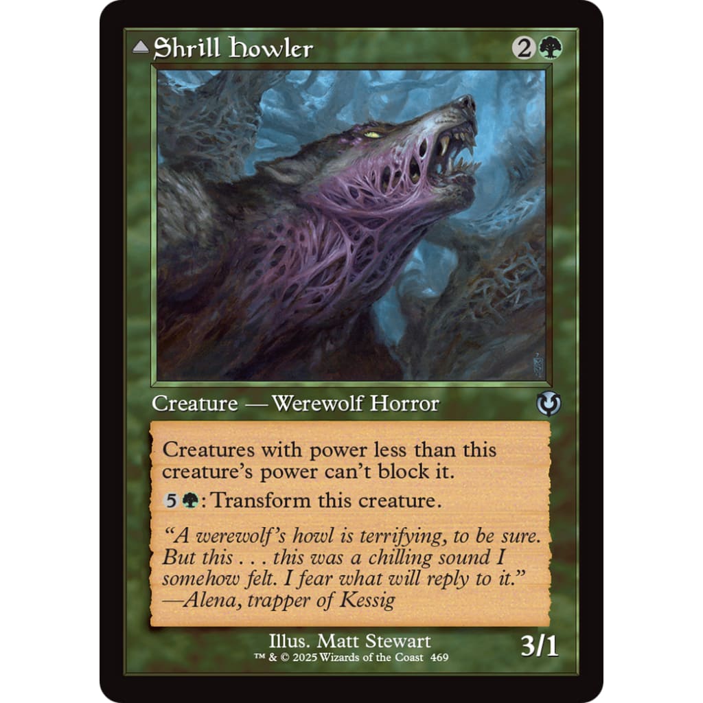 Shrill Howler (Retro Frame) (INR-469) - Single