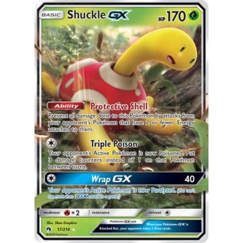 Shuckle-GX (017/214) Holo Rare Holofoil - Single