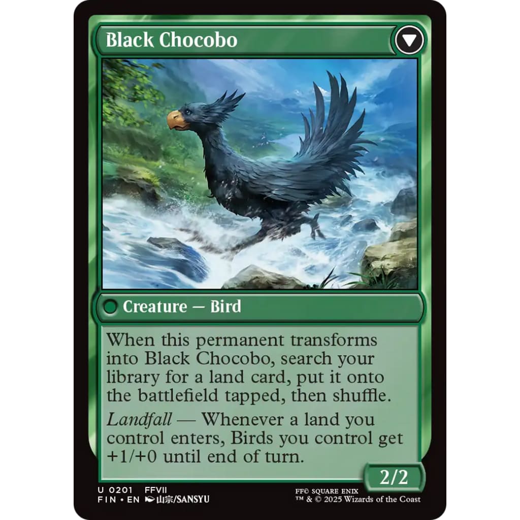 Sidequest: Raise a Chocobo // Black (FIN-201):