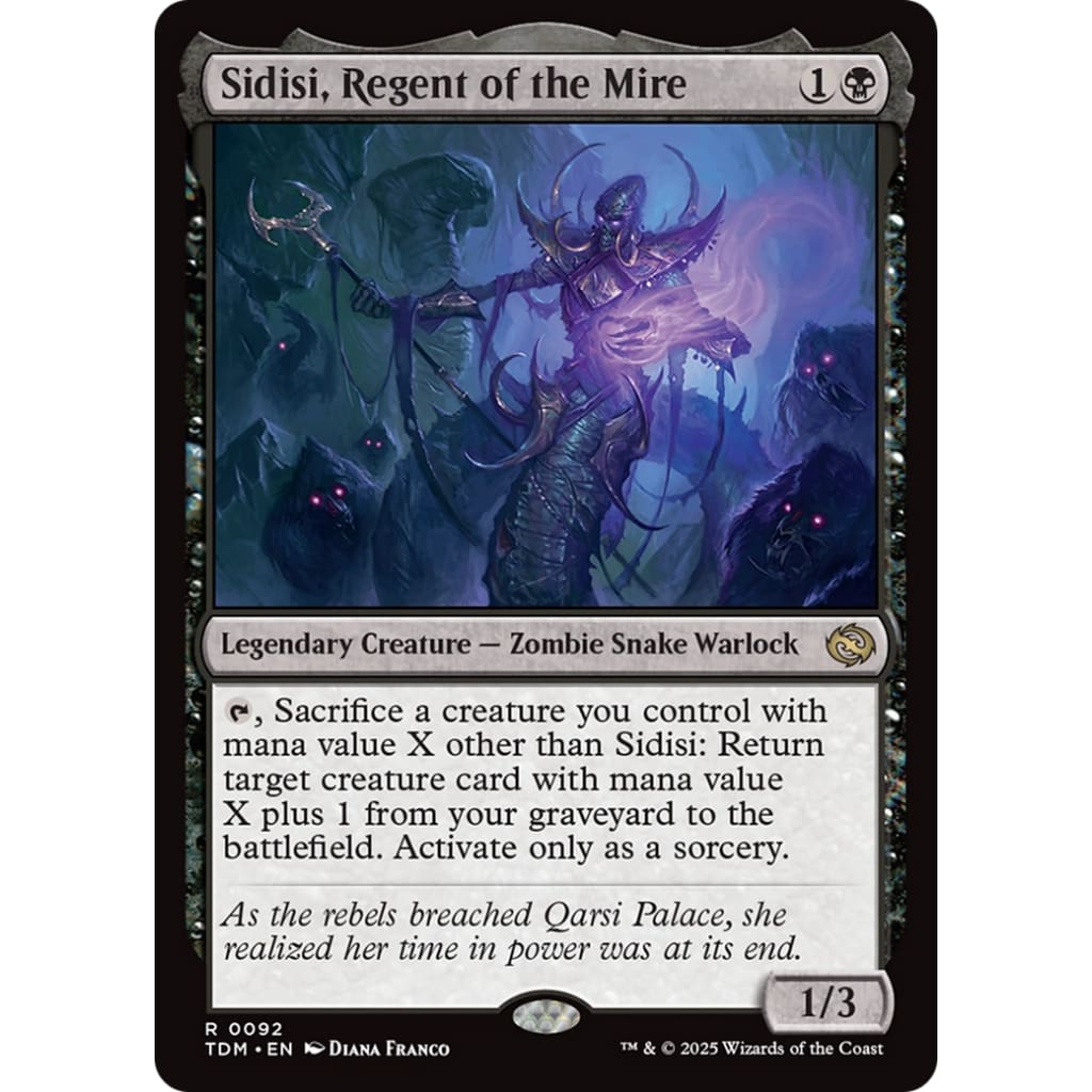 Sidisi Regent of the Mire (TDM-092) Foil - Single