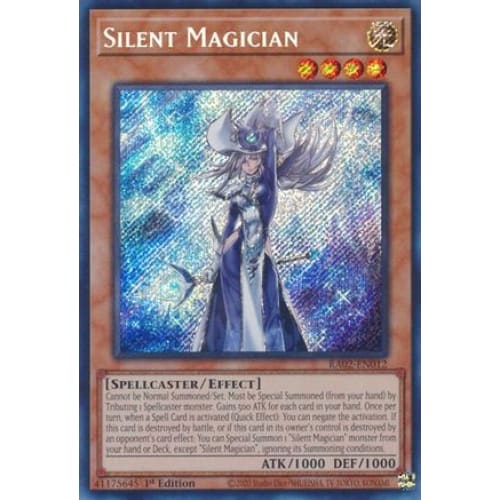 Silent Magician (Secret Rare) - RA02-EN012 Secret Rare 1st