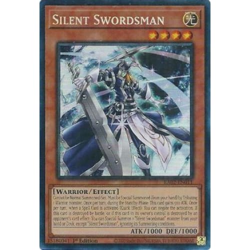 Silent Swordsman (PCR) - RA02-EN011 Prismatic Collector’s