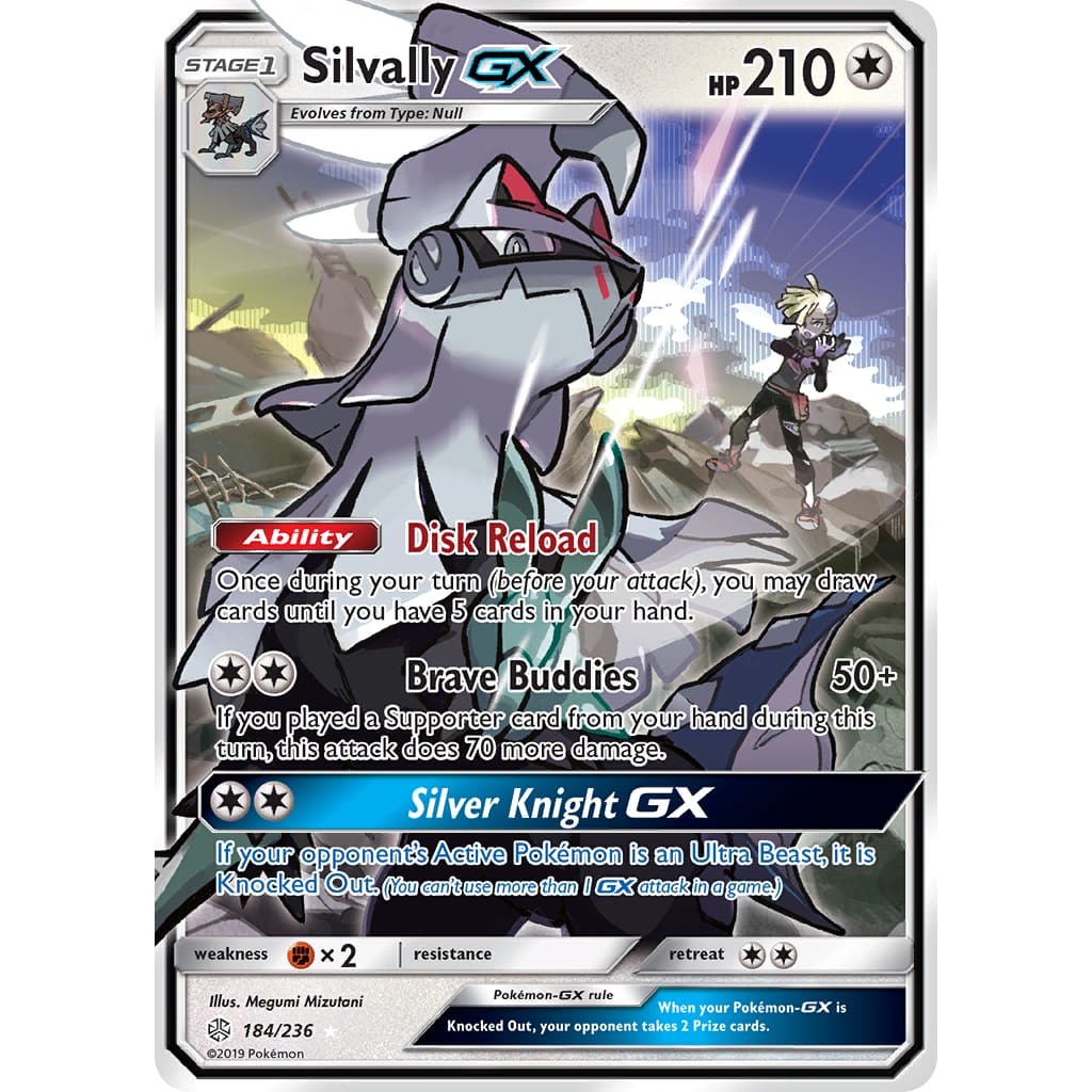 Silvally-GX (184/236) Holo Rare Holofoil - Single