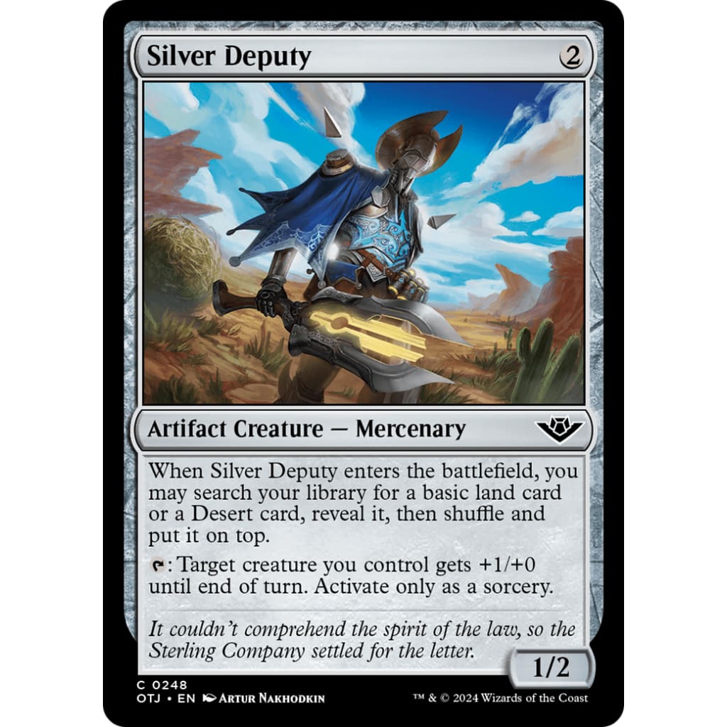 Silver Deputy (OTJ-248) Foil - Single