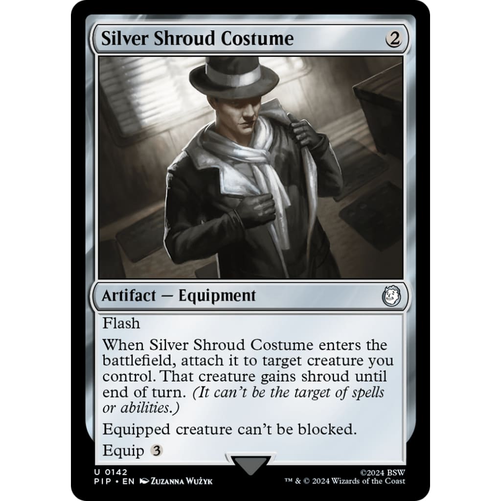 Silver Shroud Costume (PIP-142) - Single