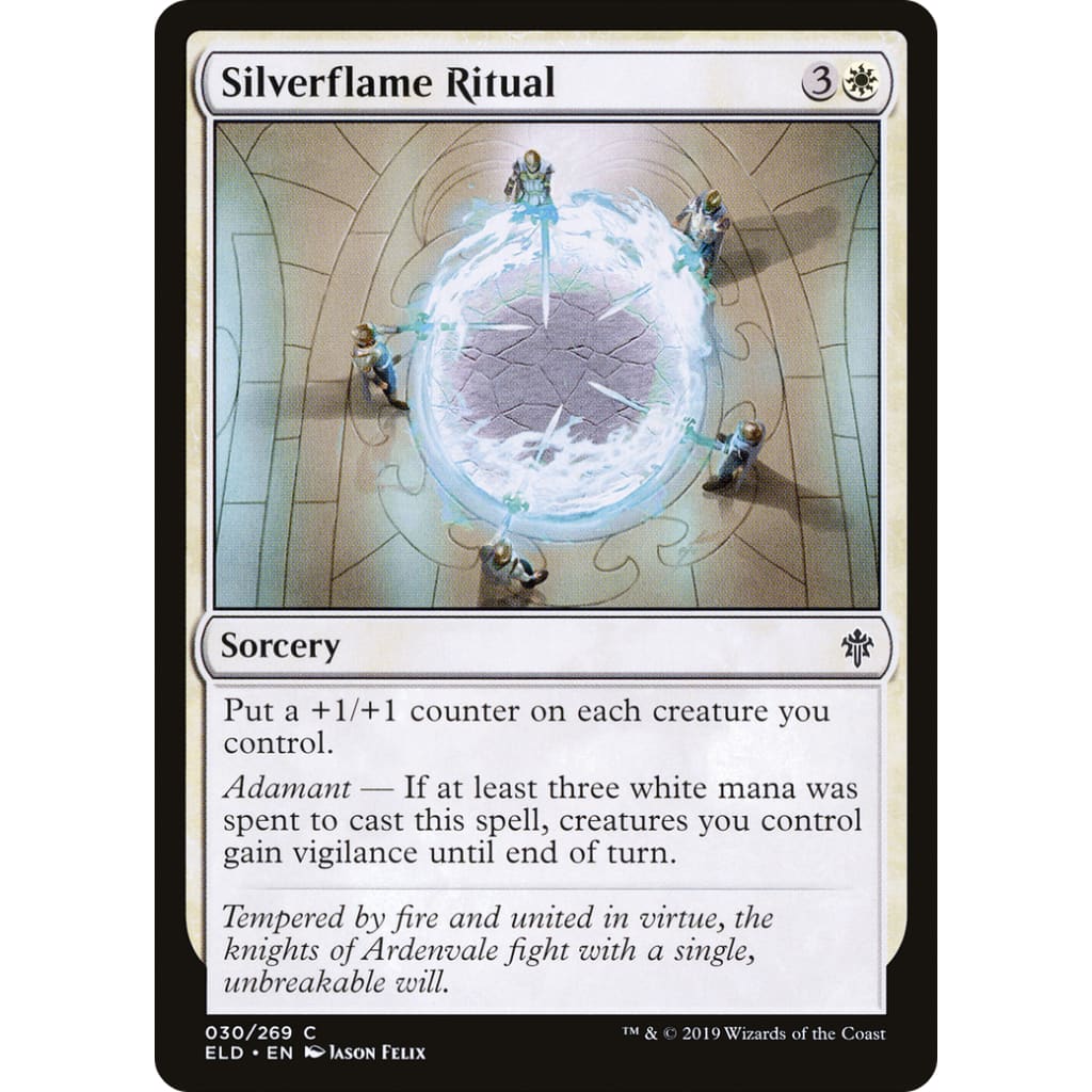 Silverflame Ritual (ELD-030) Foil - Single