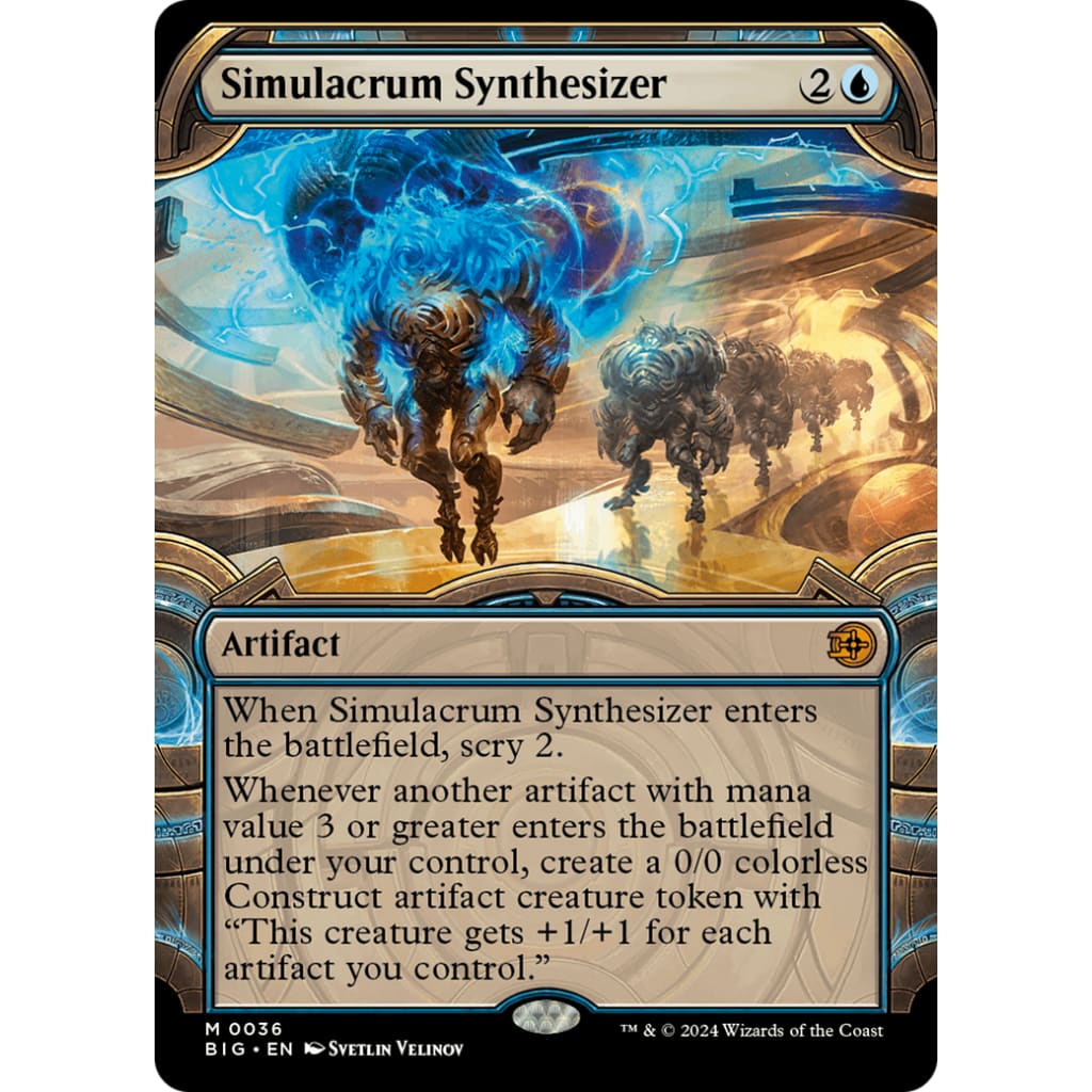 Simulacrum Synthesizer (BIG-036): (Extended Art Showcase)
