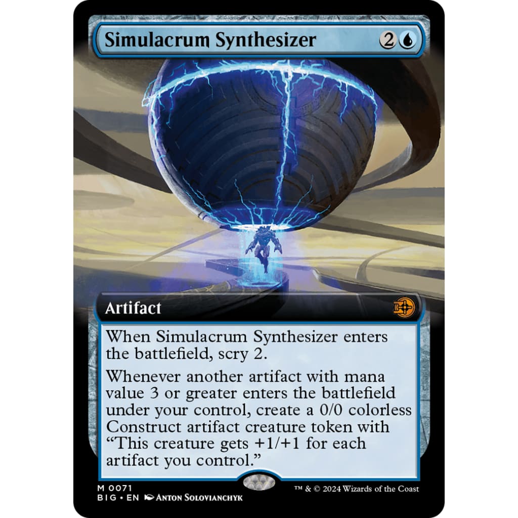 Simulacrum Synthesizer (BIG-071): (Extended Art) - Single