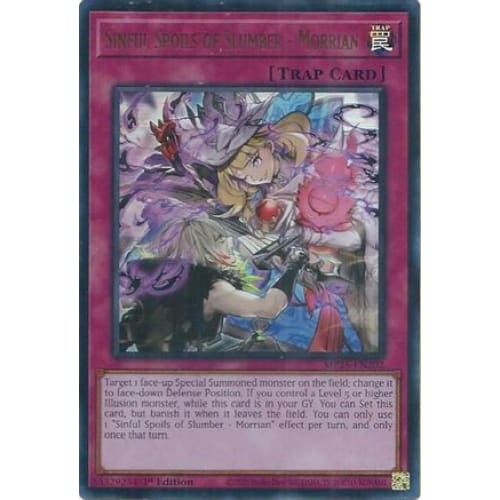 Sinful Spoils of Slumber - Morrian - MP25-EN202 Ultra Rare