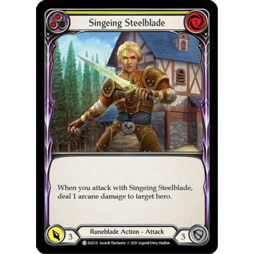 Singeing Steelblade (Yellow) (TALES OF ARIA) Unlimited