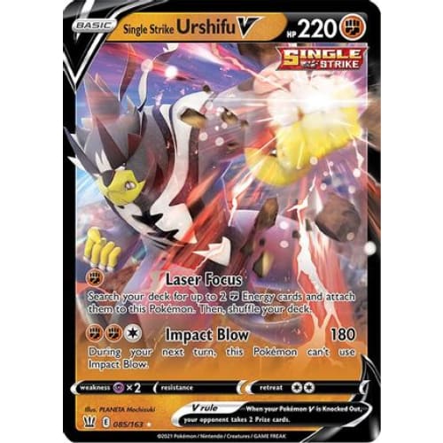 Single Strike Urshifu V (085/163) Holo Rare Holofoil