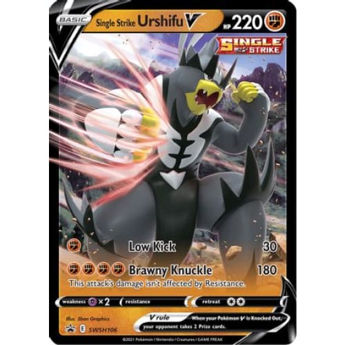 Single Strike Urshifu V (SWSH106/184) Promo Holofoil