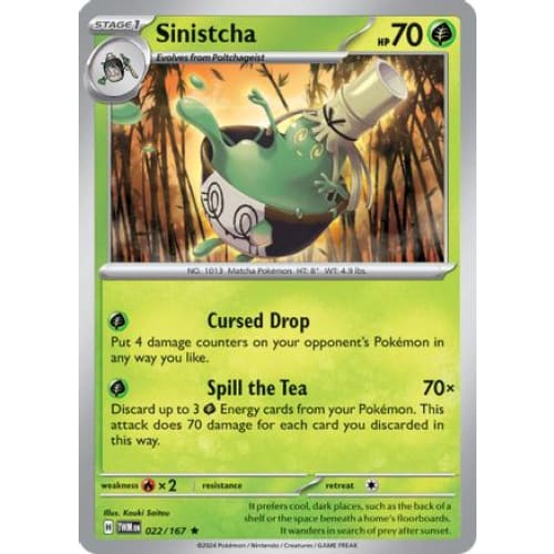 Sinistcha (22) Rare Classic Reverse Holofoil - Single