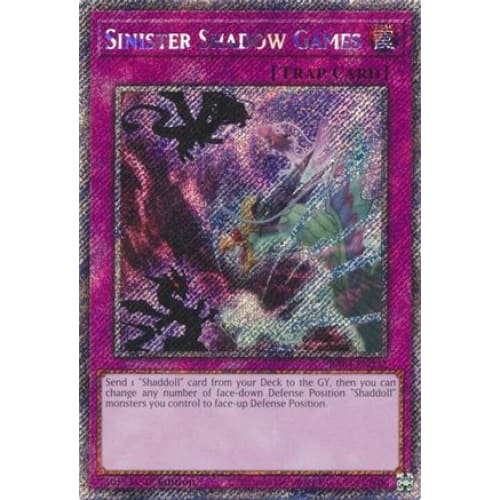 Sinister Shadow Games (Platinum Secret Rare) - RA04-EN232