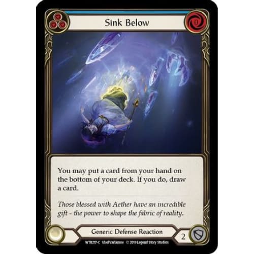 Sink Below (Blue) (WELCOME TO RATHE) 1st Edition Rainbow