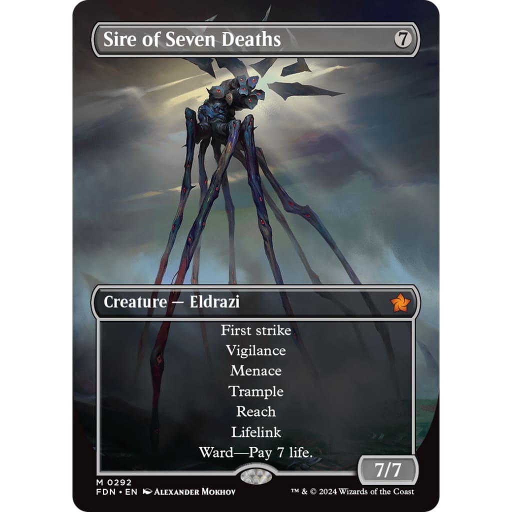 Sire of Seven Deaths (FDN-292) (Borderless) - Single