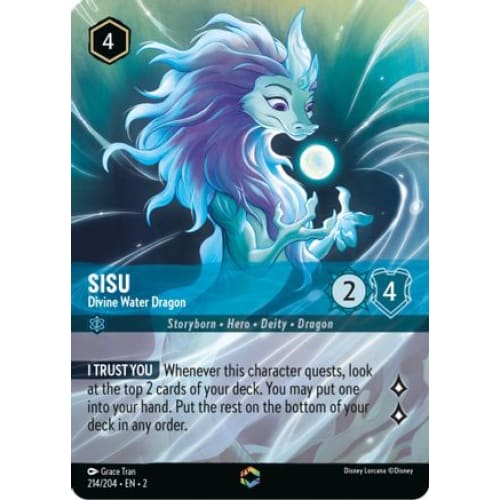 Sisu - Divine Water Dragon (Alternate Art) (214/204) - Rise