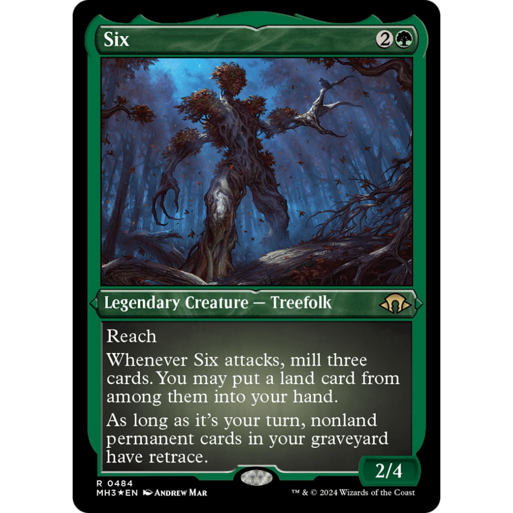 Six (MH3-484) Etched Foil - Single
