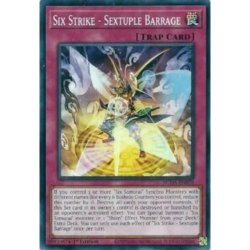 Six Strike - Sextuple Barrage - SUDA-EN078 Common 1st