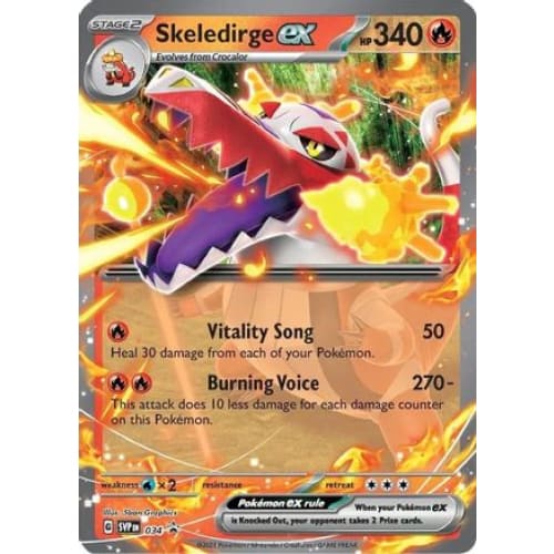 Skeledirge ex - 034 (34) Promo Holofoil - Single